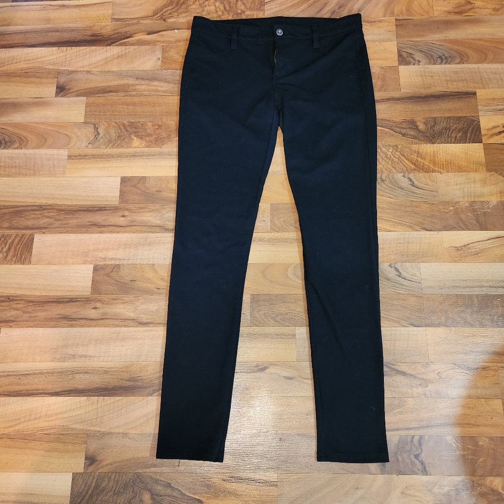 black stretchy jeans
